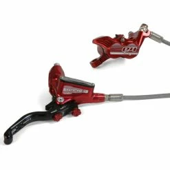 Hope Tech 3 E4 Disc Brake (Without Rotor) -Outlet Bremser Store Hope Tech 3 E4 Brake No Rotor Disc Brake Callipers Red 2019 T3E4RBFL
