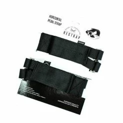Restrap Horizontal Pedal-stropper -Outlet Bremser Store Restrap Horizontal Pedal Straps Pedal Spares Black RS HRZ STD BLK 2