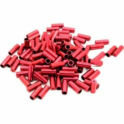 Transfil Trade Pack 5mm Brake Ferrule -Outlet Bremser Store Transfil Trade Pack 5mm Brake Ferrule Brake Cables Spares Red KB61R