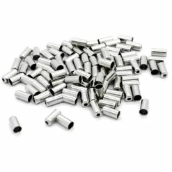 Transfil Trade Pack 5mm Brake Ferrule -Outlet Bremser Store Transfil Trade Pack 5mm Brake Ferrule Brake Cables Spares Silver KB61S