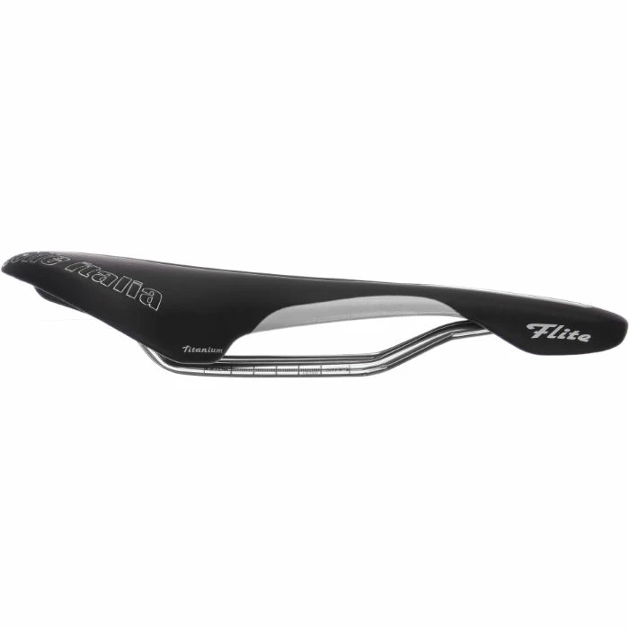 Selle Italia Flite Flow Sadel Med Titaniumskinner 2 Selle Italia Flite Flow Sadel Med Titaniumskinner - Billede 2